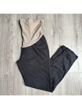 Led luxe essentials denim maternity pants small